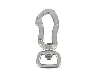 Aluminum Locking Swivel Carabiner For Dog Leash